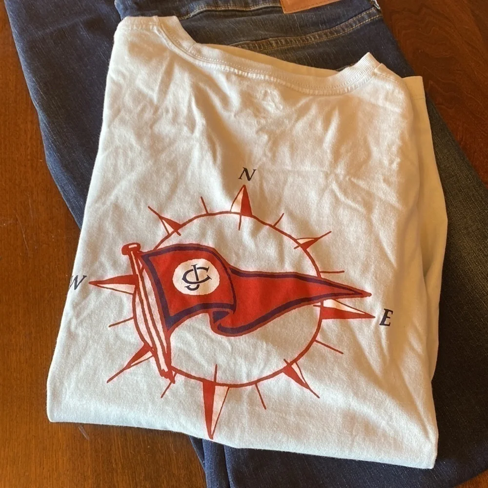 J.crew knit goods t shirt compass medium
